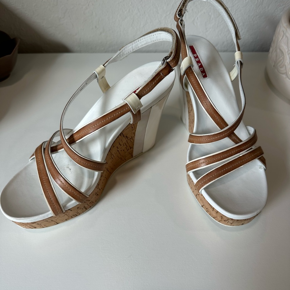 Prada Sport Leather Colorblock Espadrilles